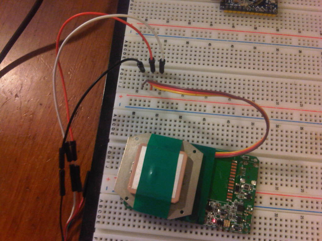 Gps connected to serial converter