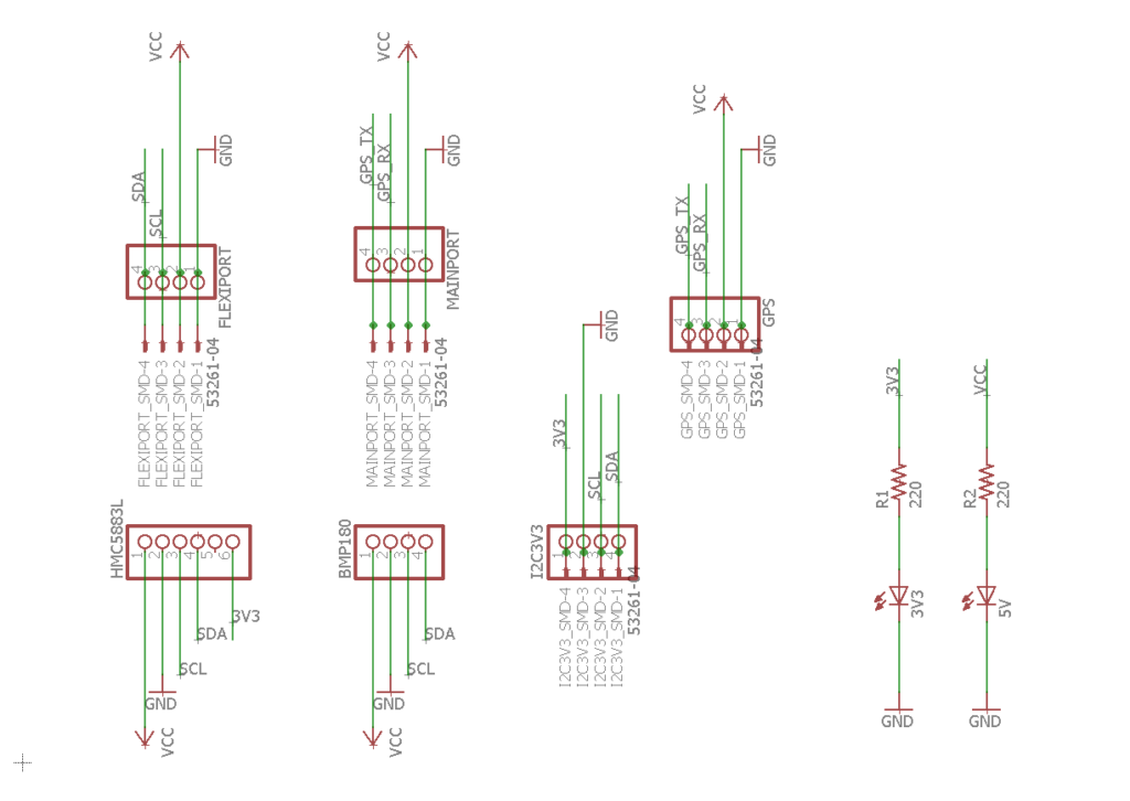 Addon board, schematics
