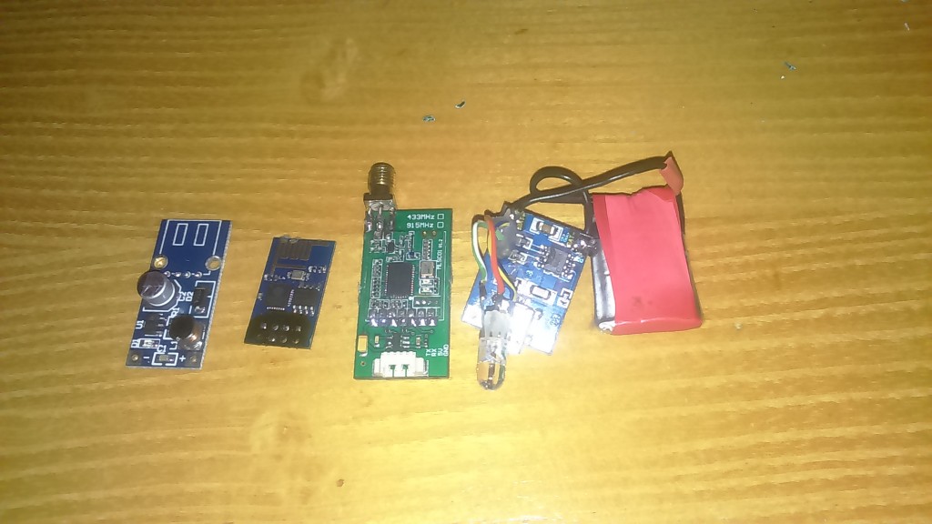 booster, ESP, telemetry module, charger with battery